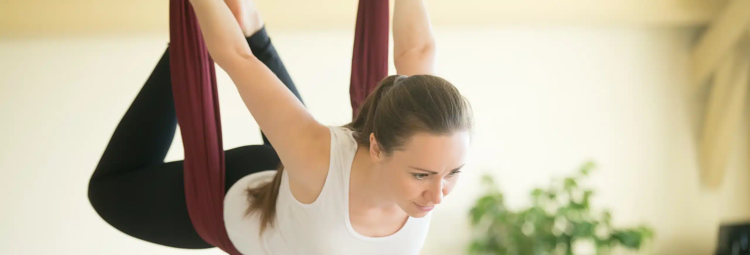 hamaca voladora de yoga aerea