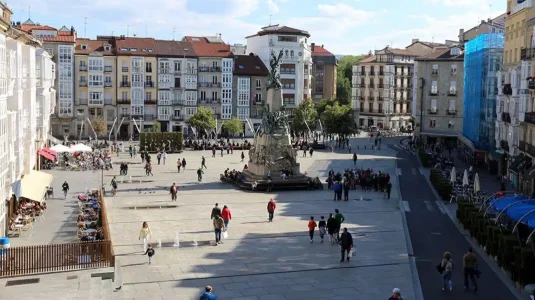 vitoria gasteiz vista arriba