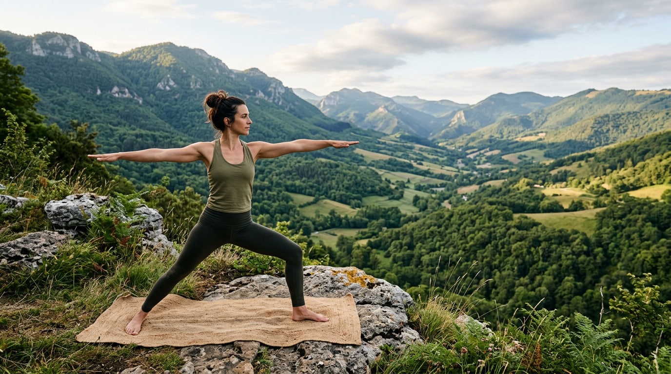 yoga en la naturaleza