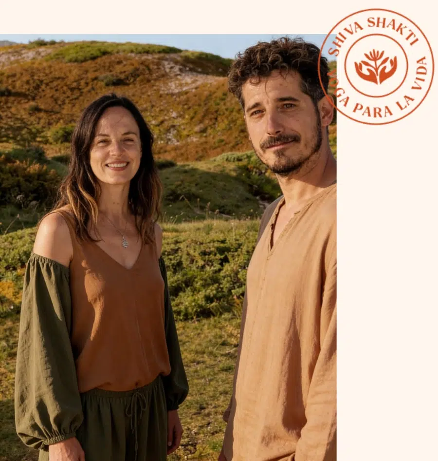 Sarasvati y Rubén, fundadores de Shiva Shakti, escuela de yoga en Pamplona